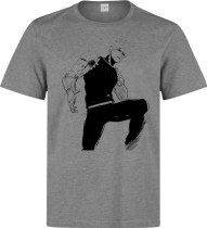 One punch man Genos anime series mens (womans available) grey t shirt