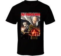 New One Punch Man Anime Tv Show Poster Men'S T-Shirt Clothing Size S-2Xl Brand Fashion Tee Shirt