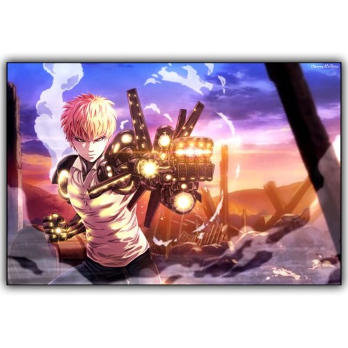 ONE PUNCH MAN Poster Popular Classic Japanese Anime Home Decor Silk Poster Picture Print Wall Decor