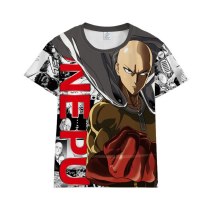 Anime One Punch Man T-shirt Saitama Oppai Funny Summer 3D Print T Shirt Casual Tee Tops