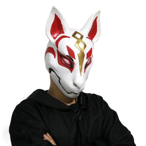 Latex Mask Helmet Halloween Cosplay Unisex Adult Fox Drift Costume  Game Party Props Naruto Sakura Birthday Gifts
