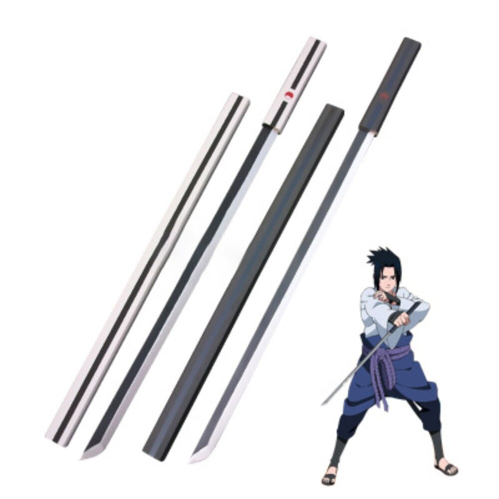 Naruto Cosplay Uchiha Sasuke Grass Cutting Sword Wooden