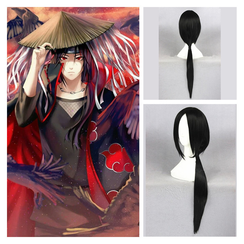 Anime Naruto Uchiha Itachi Cosplay Wig Women Men Long Horsetail Black Hair Fluffy Wig Halloween Party Some aspects along the lines of type, model, quality and price are considered by plenty of people before deciding to buy a costumes & accessories. anime naruto uchiha itachi cosplay wig