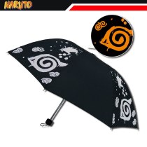 Anime NARUTO Uzumaki Hokage Color Changing Umbrella 96cm Three-Fold Anti-UV Sun Rain Collectible Bumbersoll Cosplay Gift for Boy
