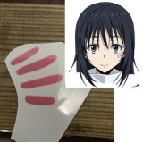 1 piece Shizu Anime That Time I Got Reincarnated as a Slime Face Temporary Tattoo Cosplay Prop 5cm
