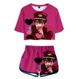 New Toilet-bound Jibaku Shounen Hanako-kun Hanako kun T-shirt cosplay costume  short Tees