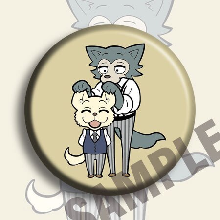Get Wallpaper 1pc Newest Hot Animeation Bagdes Beastars Animal Legosi Louis Haru For Android