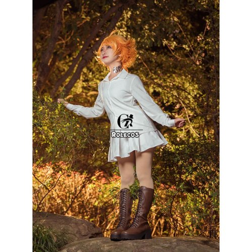 Anime The Promised Neverland Emma Cosplay Costume Yakusoku no Neverland Cosplay Costume Girl School Uniform for Women
