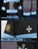 Anime Shinra Kusakabe Cosplay Costume Asa Boiru Coat Pants Uniform Fire Force Enen no Shouboutai Fire Brigade Hair Wigs Men