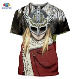 SONSPEE New Vinland Saga Thorfinn Cosplay T-shirt 3d Print Summer Fashion Askeladd Harajuku Anime T-Shirt Short Sleeve Tops Tee
