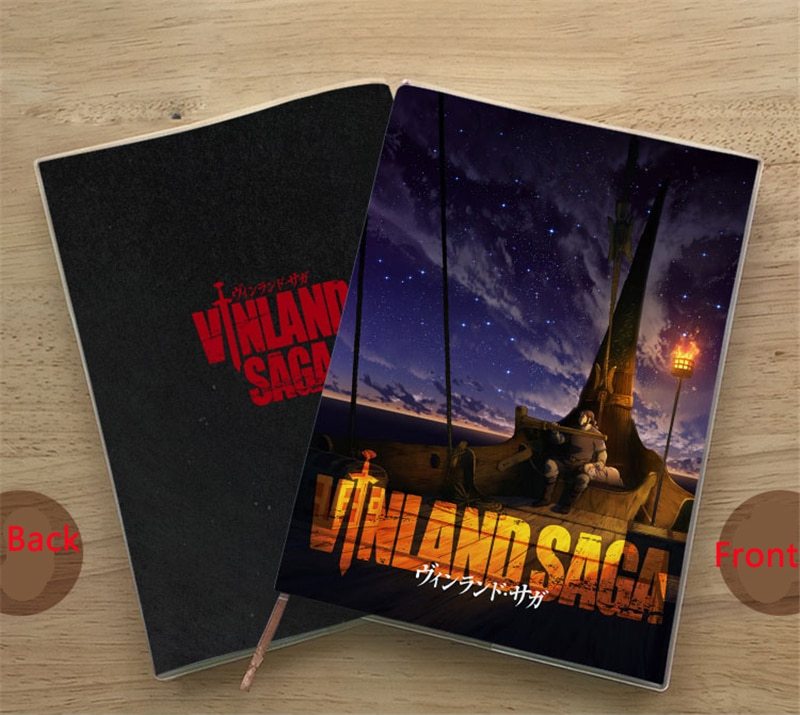 1pcs Japan Anime Vinland Saga Notebook Paper Notepad Student Diary Book Cosplay Accessories For Boy Girl