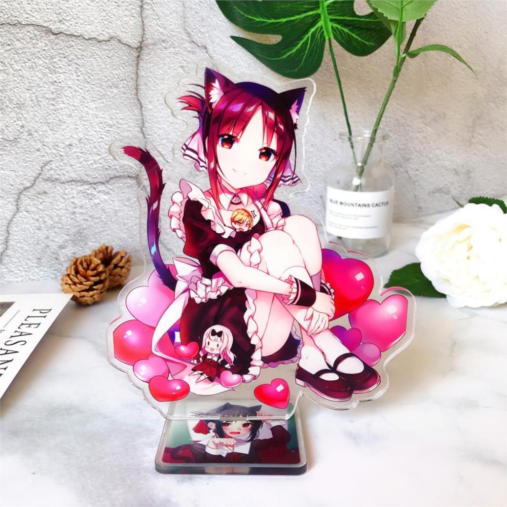 Anime Kaguya Sama Love Is War Display Stand Figure Model Plate Holder Japanese Cartoon Figure Acrylic Anime Kaguya Sama Love Is War Display Stand Figure Model Plate Holder Japanese Cartoon Figure Acrylic