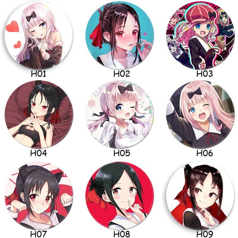 Insignia De Anime Kaguya Sama Love Is War Cosplay Badges Shinomiya Kaguya Brooch Pins Icon Collection Insignia De Anime Kaguya Sama Love Is War Cosplay Badges Shinomiya Kaguya Brooch Pins Icon Collection