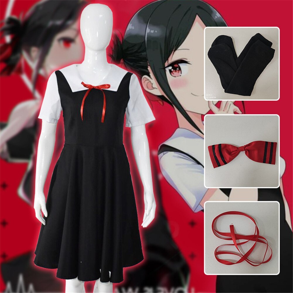 Anime Kaguya Sama Love Is War Cosplay Costume Kaguya Shinomiya Dresses Cosplay Chika Costume Girl School