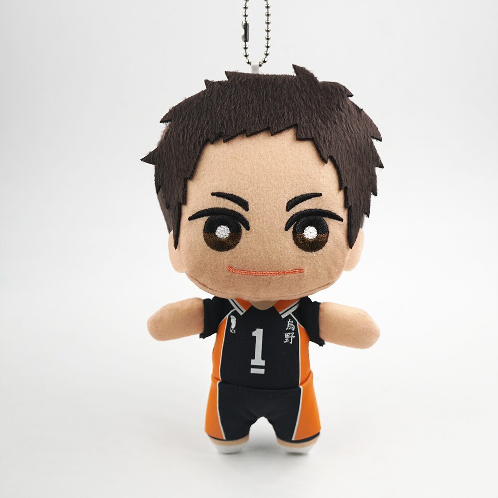 16cm Haikyuu Anime Plush Toy Stuffed Toy Tsukishima Kei Yamaguchi Tadashi Sawamura Daichi Anime Toys Gift