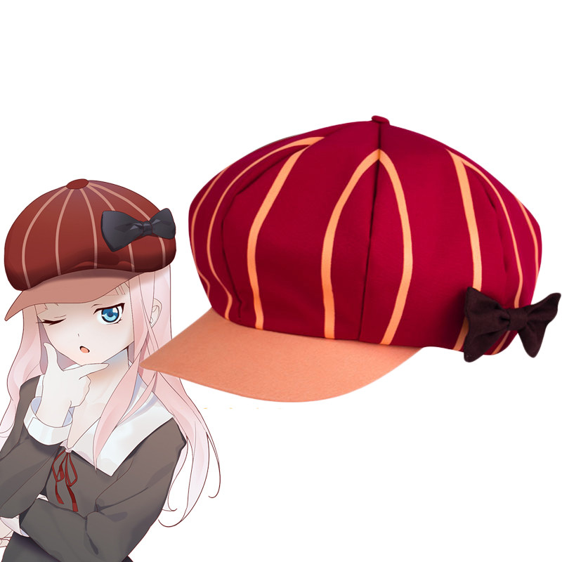 Anime Kaguya Sama Love Is War Fujiwara Chika Cosplay Hats Women Lovely Girls Daily Cap Detective Anime Kaguya Sama Love Is War Fujiwara Chika Cosplay Hats Women Lovely Girls Daily Cap Detective