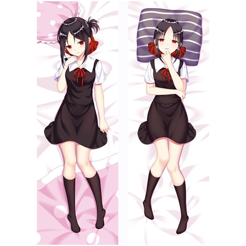 Anime Kaguya Sama Love Is War Pillow Cover Dakimakura Case Sexy Girl 3d Double Sided Bedding
