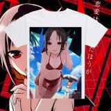 New Kaguya-sama: Love Is War Kaguya Shinomiya cosplay T-shirt Fashion Anime Fujiwara Chika T-Shirt  Short Sleeve Tops Tee