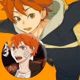 Anime Badge Haikyuu!! Fingure Cosplay Brooch Buttons