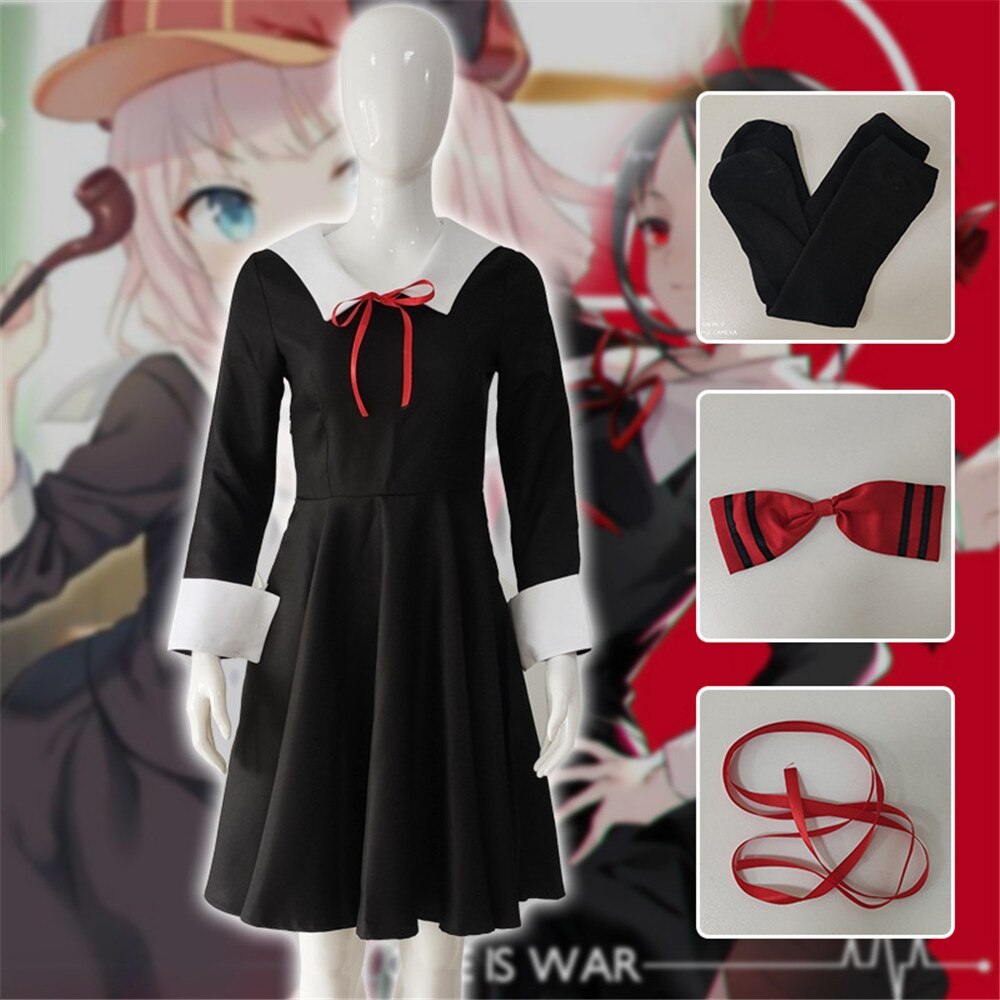 Anime Kaguya Sama Love Is War Cosplay Costume Kaguya Shinomiya Dresses Cosplay Chika Costume Girl School Anime Kaguya Sama Love Is War Cosplay Costume Kaguya Shinomiya Dresses Cosplay Chika Costume Girl School