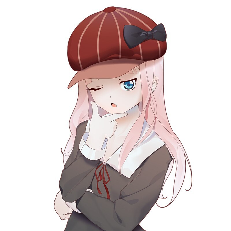 Anime Kaguya Sama Love Is War Fujiwara Chika Cosplay Hats Women Lovely Girls Daily Cap Detective