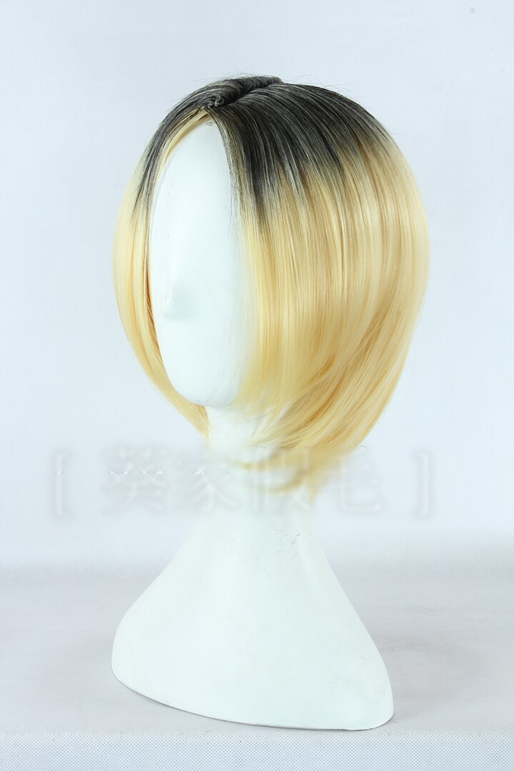 yellow costume wig