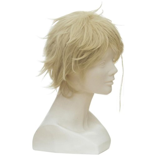 Violet Evergarden Cosplay Wig Short Yellow Cosplay Wig For Halloween Carnival Party Wigs For Men