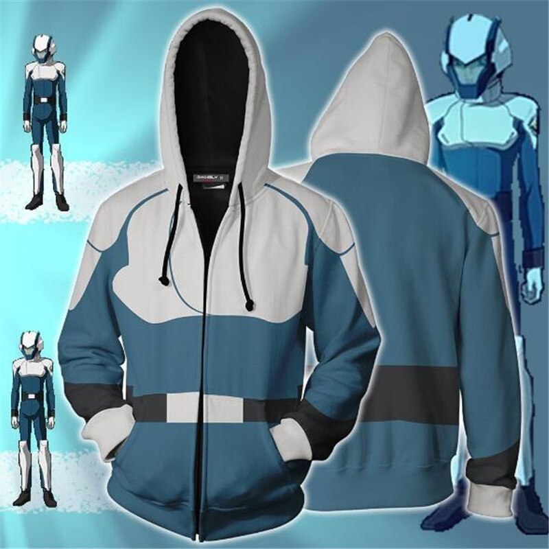 Anime Mobile Suit Gundam Cosplay Costume Zip Hoodie Cosplay Men S And Women S Casual Sports Sweater 19