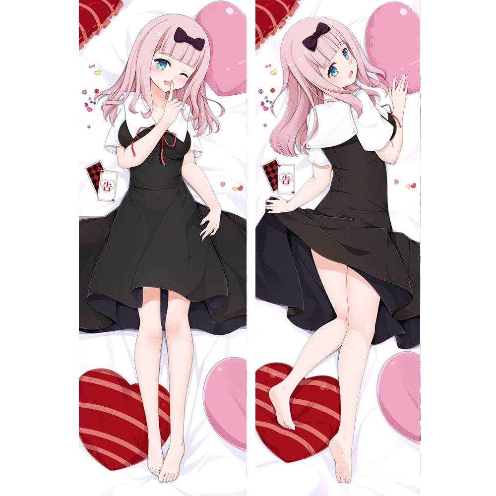 Kaguya Sama Love Is War Kaguya Shinomiya Anime Dakimakura Pillow Case Hugging Body Chika Fujiwara