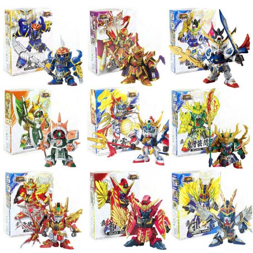Gundam Three Kingdoms Assembled with Q-version Real Model Chronicles the Three Kingdoms Cao Cao Action Figures Garage Kit Toys