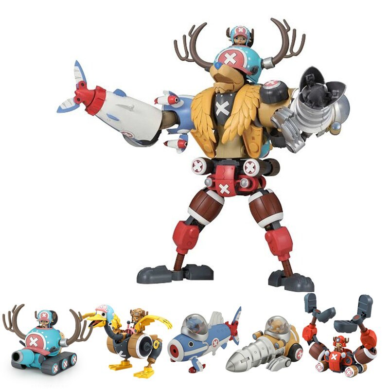 One Piece Tony Tony Chopper Fit Robot Assembly Gundam Model Boy Toy Child Puzzle Gift Action