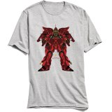 Sinanju MSN 06S T-shirt Men 3D Red T Shirt Gundam Print Tshirt 2018 New Xmas Gift Tops Youth 100% Cotton Tees Streetwear