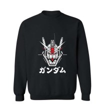 Men's Football Shirt Off White Gym Couture Hip Hop 100% Cotton Print Hoodie Men Gundam mobile warrior Sudadera Hombre Moletom