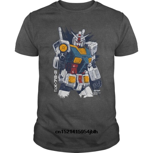 t shirt Fashion men t-shirt bioshick Gundam RX-78-2