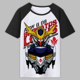 Unisex Anime GUNDAM T-Shirt Tee MOBILE SUIT GUNDAM Casual black sleeve T-Shirt T Shirt