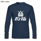 Coolprint Anime Shirt Mobile 2019 Suit Gundam Wing T-Shirts long Sleeve First Gundam RX-78-2 Giant Robots Cosplay Motivs tshirts