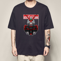 2020 Gundam Cartoon 100% Cotton T-Shirt Fashion Short Sleeve O Neck Funny Printed Tee Shirt Homme Streetwear Summer Men T Shirts