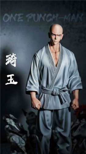ONE PUNCH-MAN - OMG One Punch Man-Saitama Limited Edition Statue 1/6 Height 31cm, Width 19cm, Depth 20cm