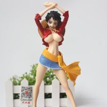 Anime One Piece POP Figurine Sexy Girls Cosplay Luffy PVC Action Figure Collection Model Toy 22CM