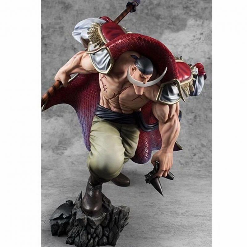 One Piece White Moustache Edward Newgate Action Figures Plus Size