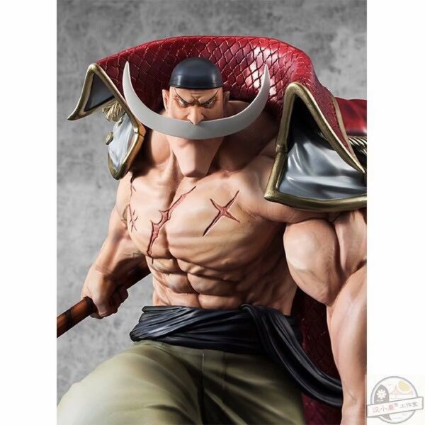 One Piece White Moustache Edward Newgate Action Figures Plus Size