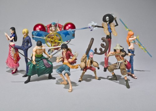 9pcs/set Franky Nami Robin Luffy Zoro Sanji Usopp Brook Chopper One Piece Anime Collectible Action Figures PVC Collection toys