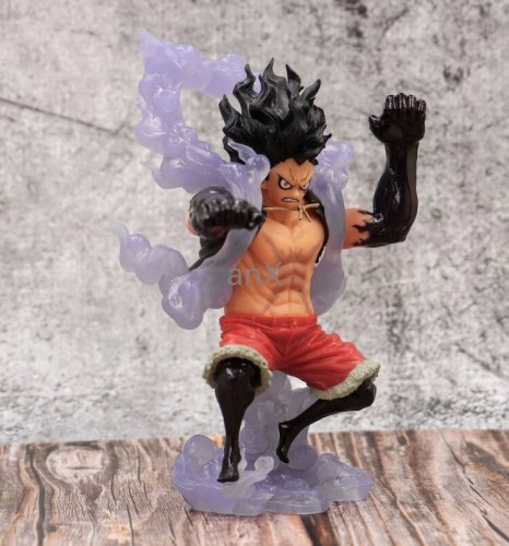 18 CM Anime One Piece King of Artist The Snake Man Luffy Snakeman One Piece Monkey D Luffy Gear 4 Figure PVC Collectible Toys