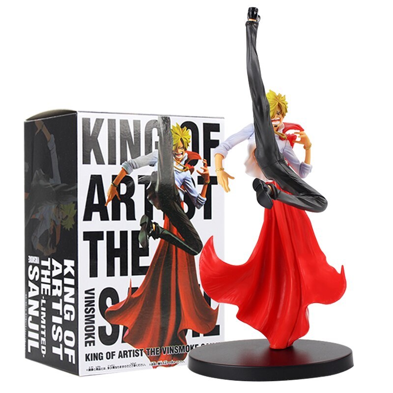 One Piece Sanji Figure Toy King Of Artist The Vinsmoke Sanji 9 8inches 25cm Collectible Model