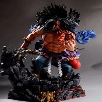 28-30cm One Piece Four Emperors Beasts Pirates KAIDO PVC Action Figures toys Anime figure Toys For Kids children Christmas Gifts