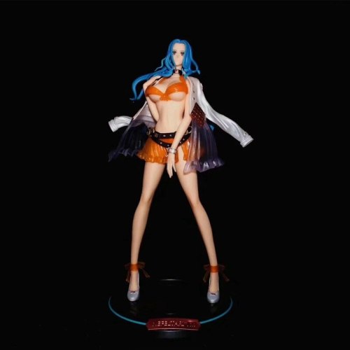 34cm Anime One Piece Nefeltari Vivi Fashion PVC Action Figures Collectible Model Toys doll Gift