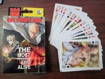 54 pcs/set One Punch Man figures anime ONE PUNCH-MAN Saitama,Jie Nuosi,tatsumaki  figures cosplay  Poker Cards free shipping