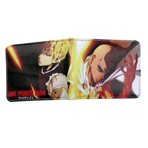 Anime One Punch Man Saitama Themed Bi-Fold Wallet