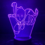 ONE PUNCH-MAN 3D LED Night Light 7 Color Changing Lamp Room Decoration Action Figure Toy For Birthday Christmas Gift