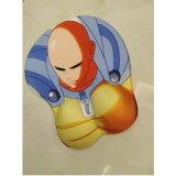Anime ONE PUNCH-MAN 3D Chest Silicone Wrist Rest Mouse Pad notebook PC Saitama  playmat